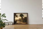 Framed room mockup - leaning