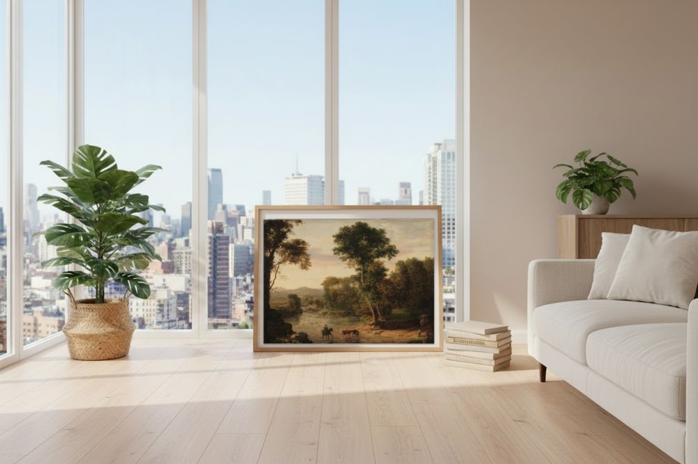 Framed room mockup - loft