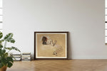 Framed room mockup - leaning