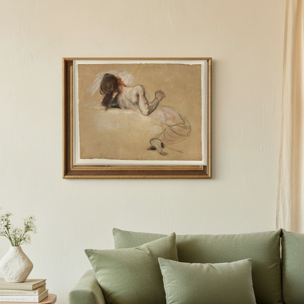 Framed room mockup - sage