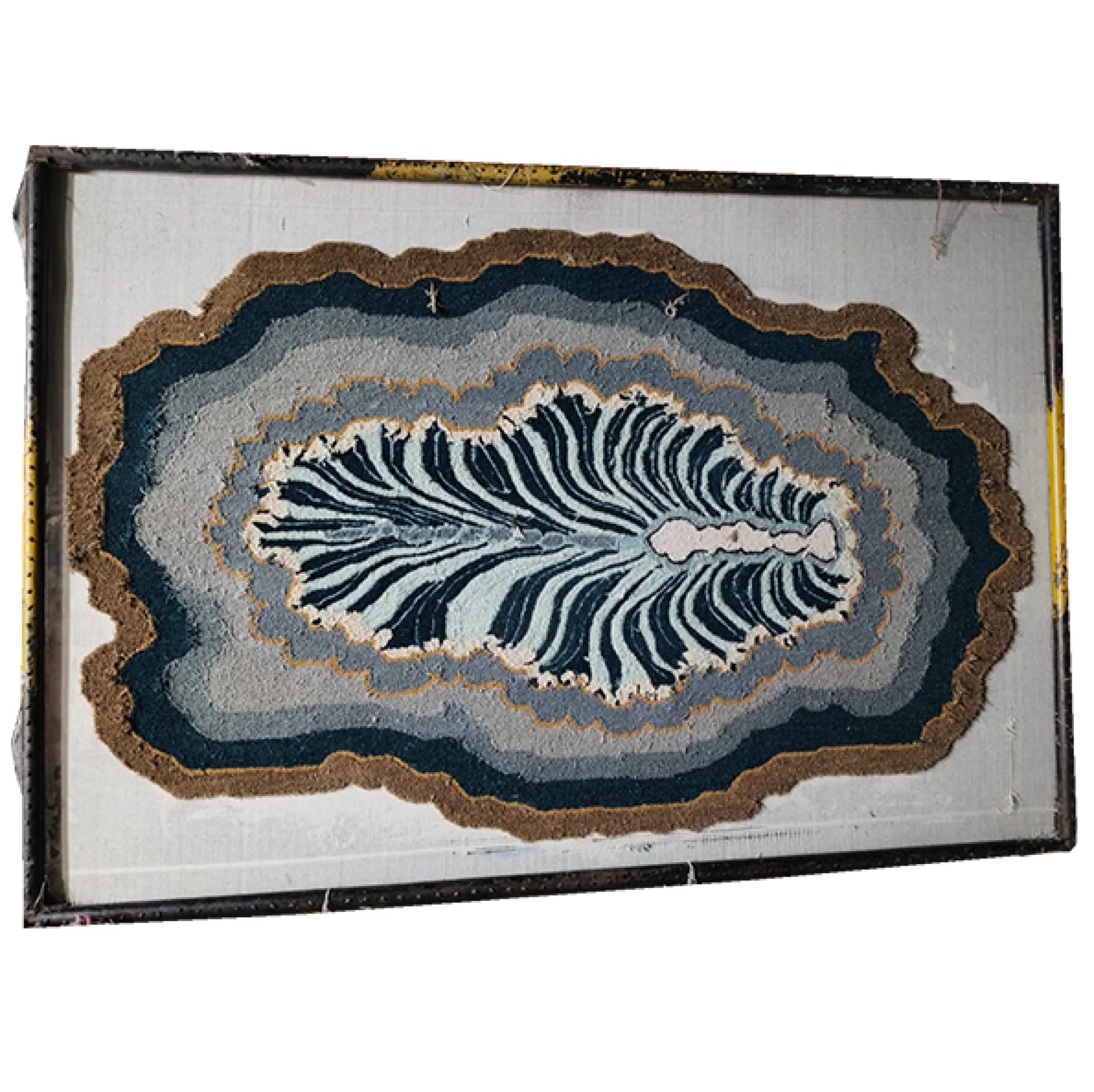 the making of Crystal Earth Hand Tufted Rug