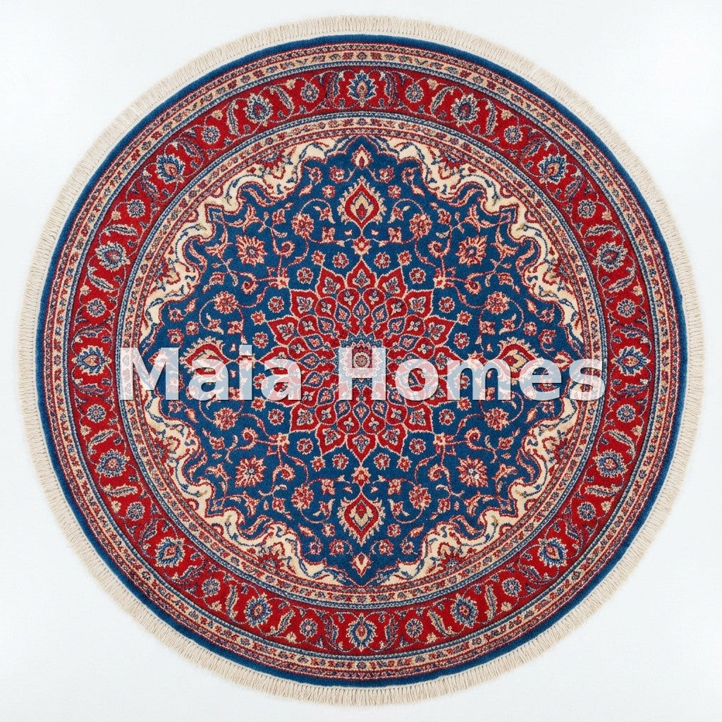 Custom AI Rug — Persian | 5x5 feet | Moroccan Shaggy Wool