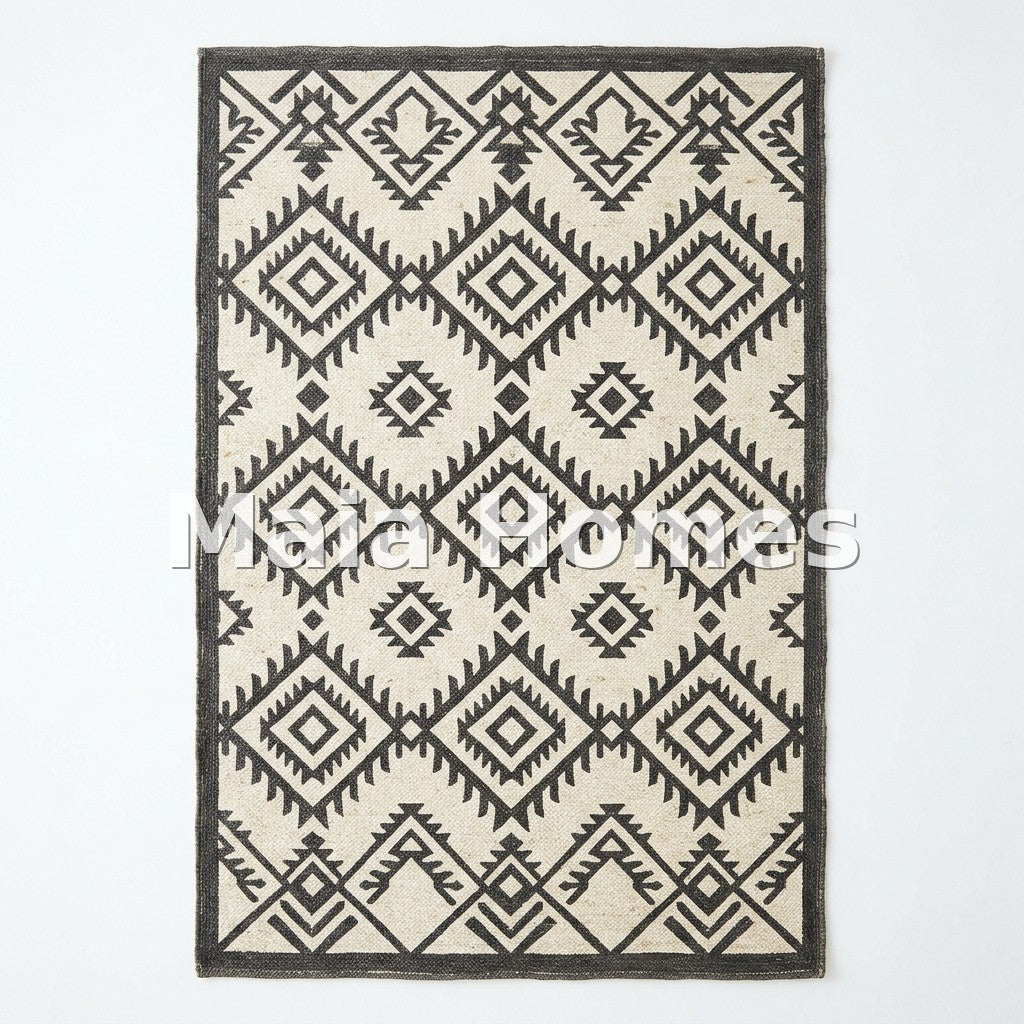 Custom AI Rug — Scandinavian | 5x8 feet | Jute