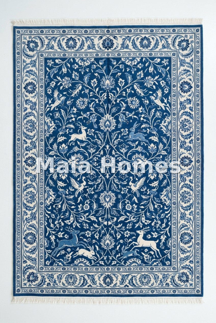 Custom AI Rug — Modern | 6x9 | Hand-Knotted Silk