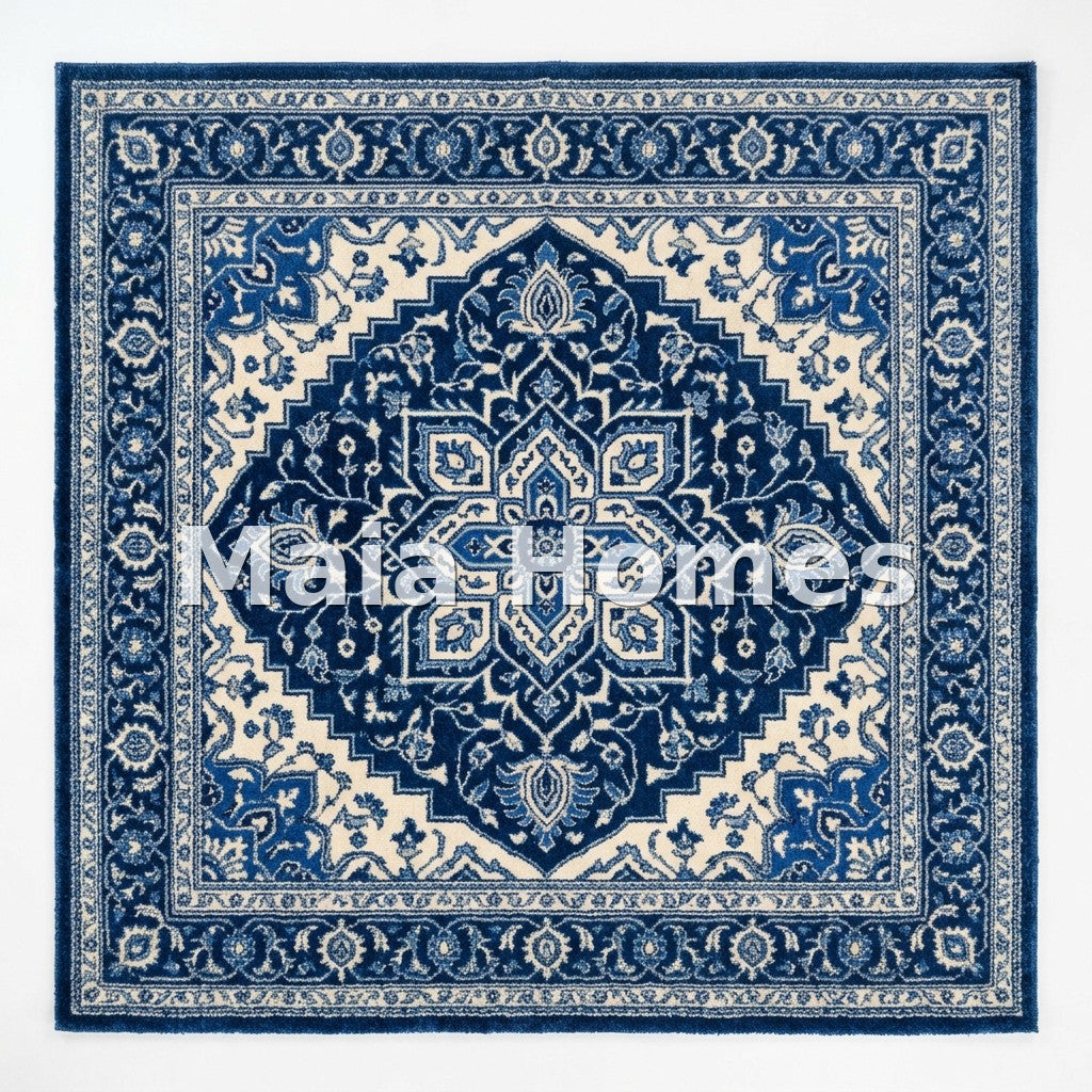 Custom AI Rug — Persian | 5*5 | Moroccan Shaggy Wool