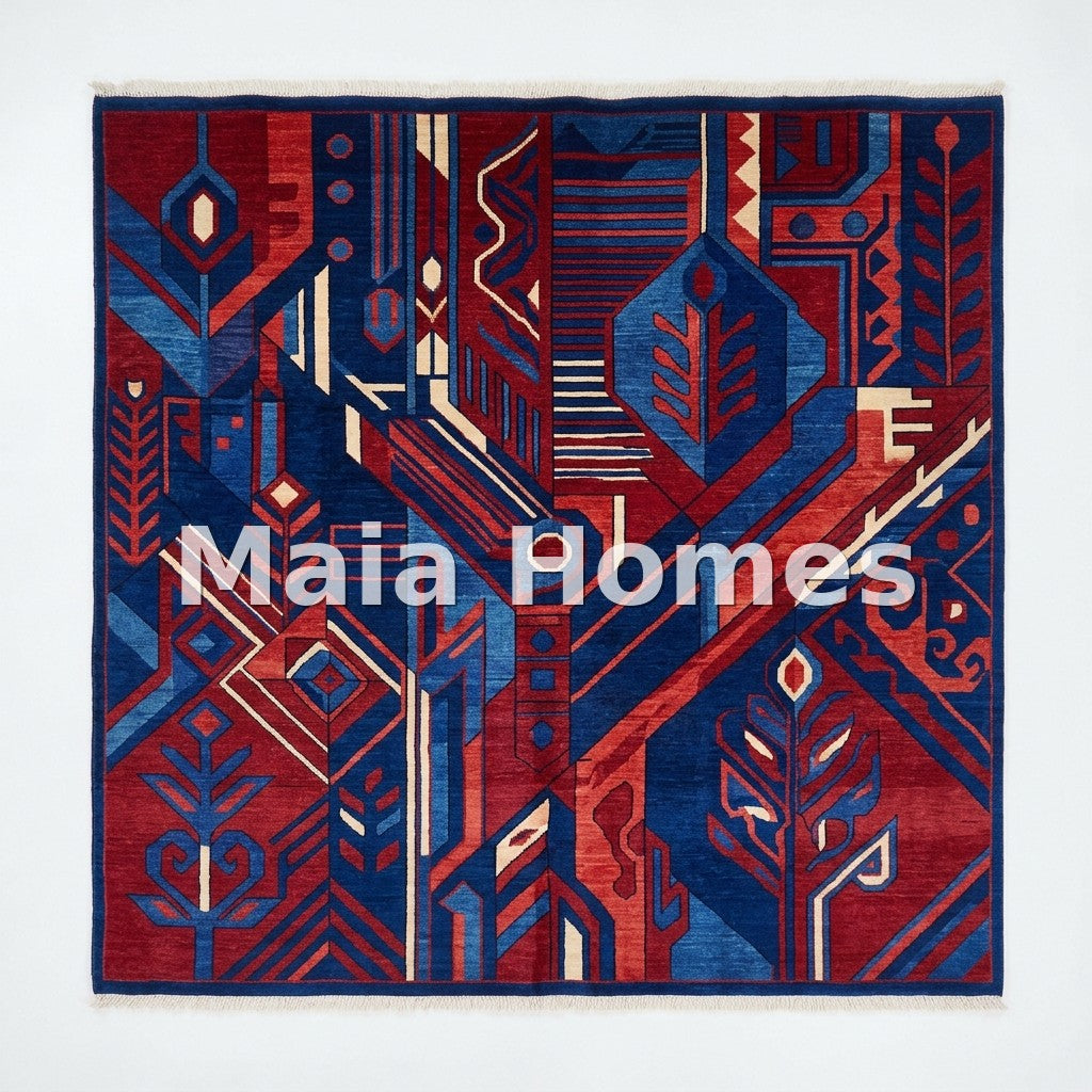 Custom AI Rug — Contemporary | 2*2 | Hand-Knotted Silk