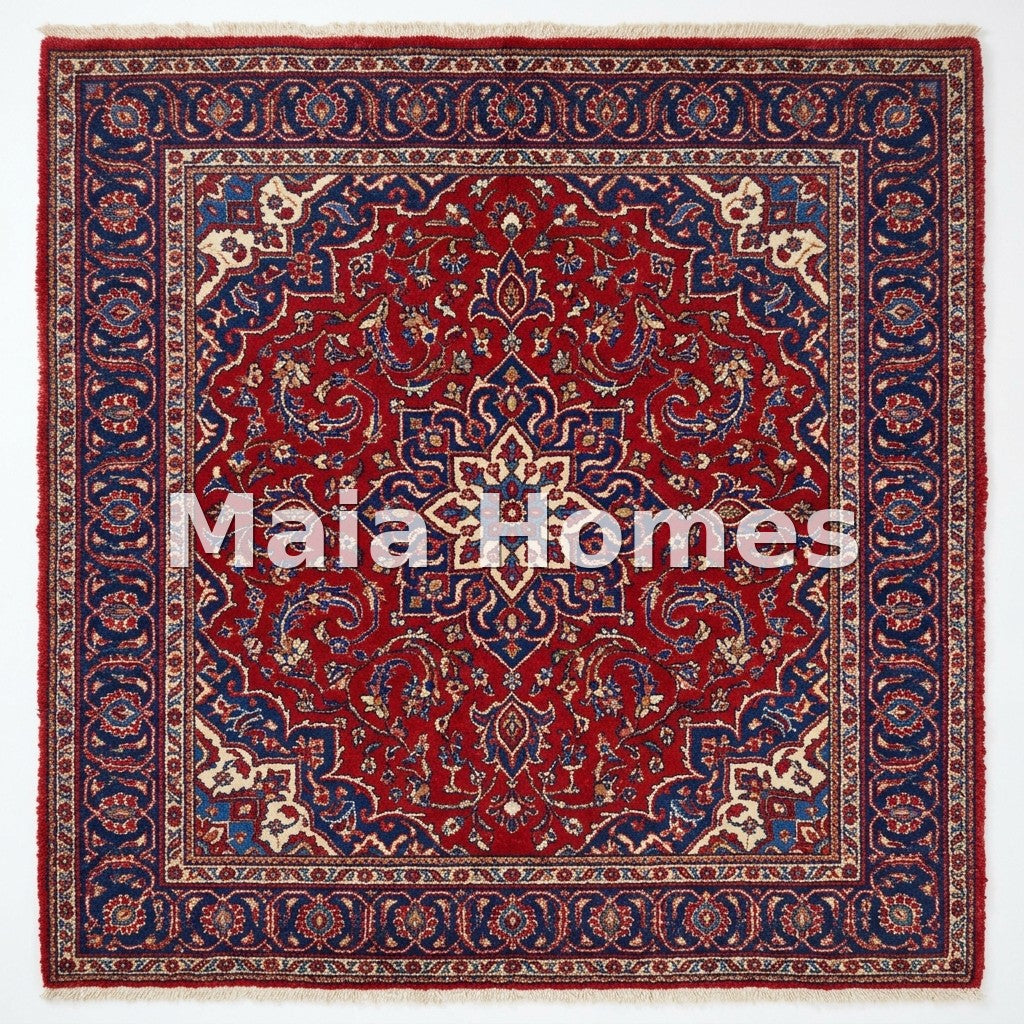Custom AI Rug — Persian | 5*5 | Moroccan Shaggy Wool
