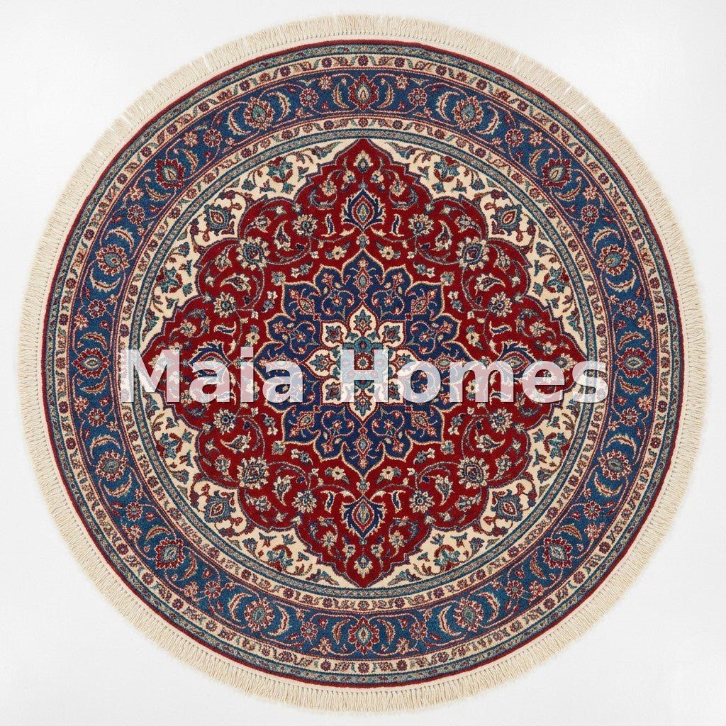 Custom AI Rug — Persian | 5x5 feet | Moroccan Shaggy Wool