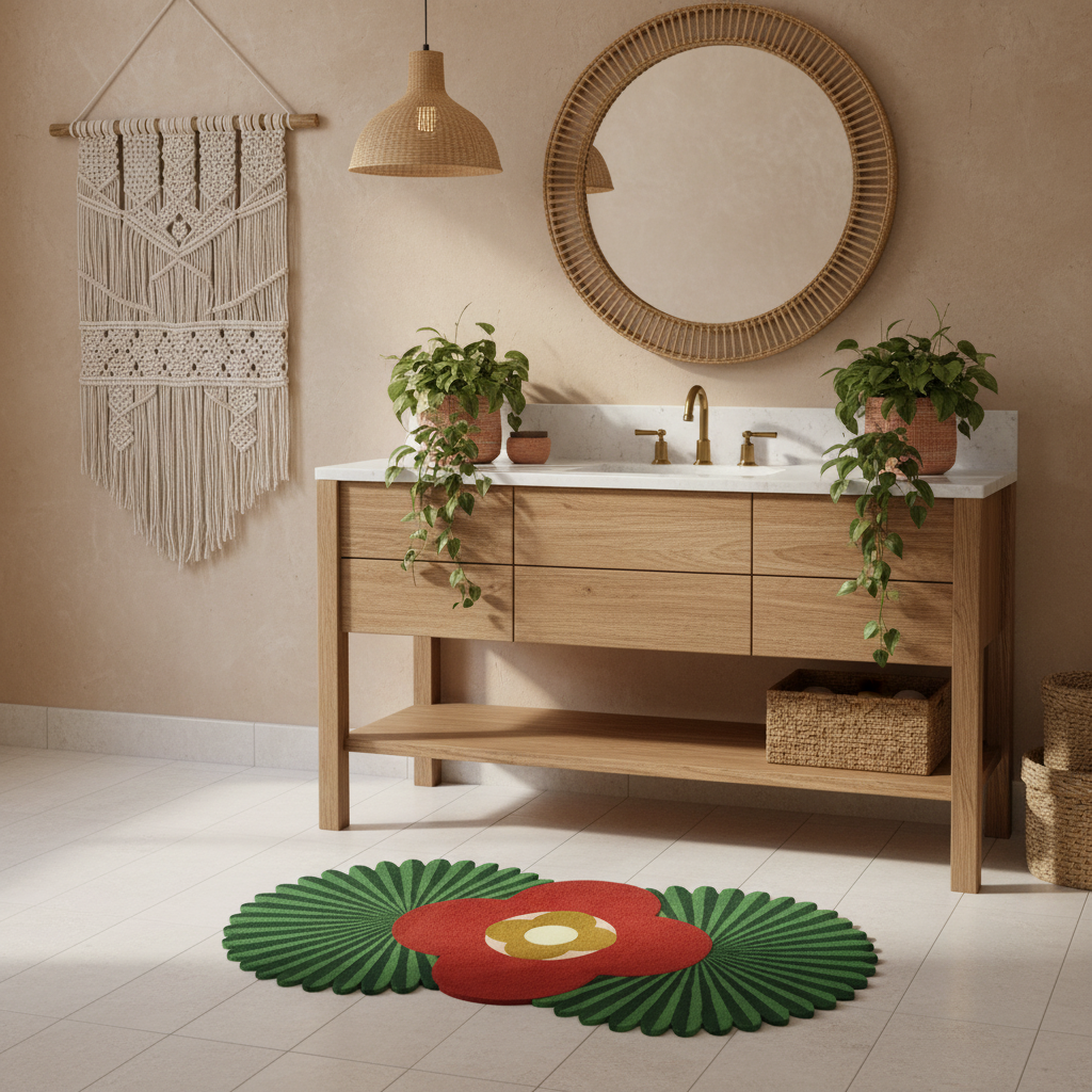 green floral runner rug wool