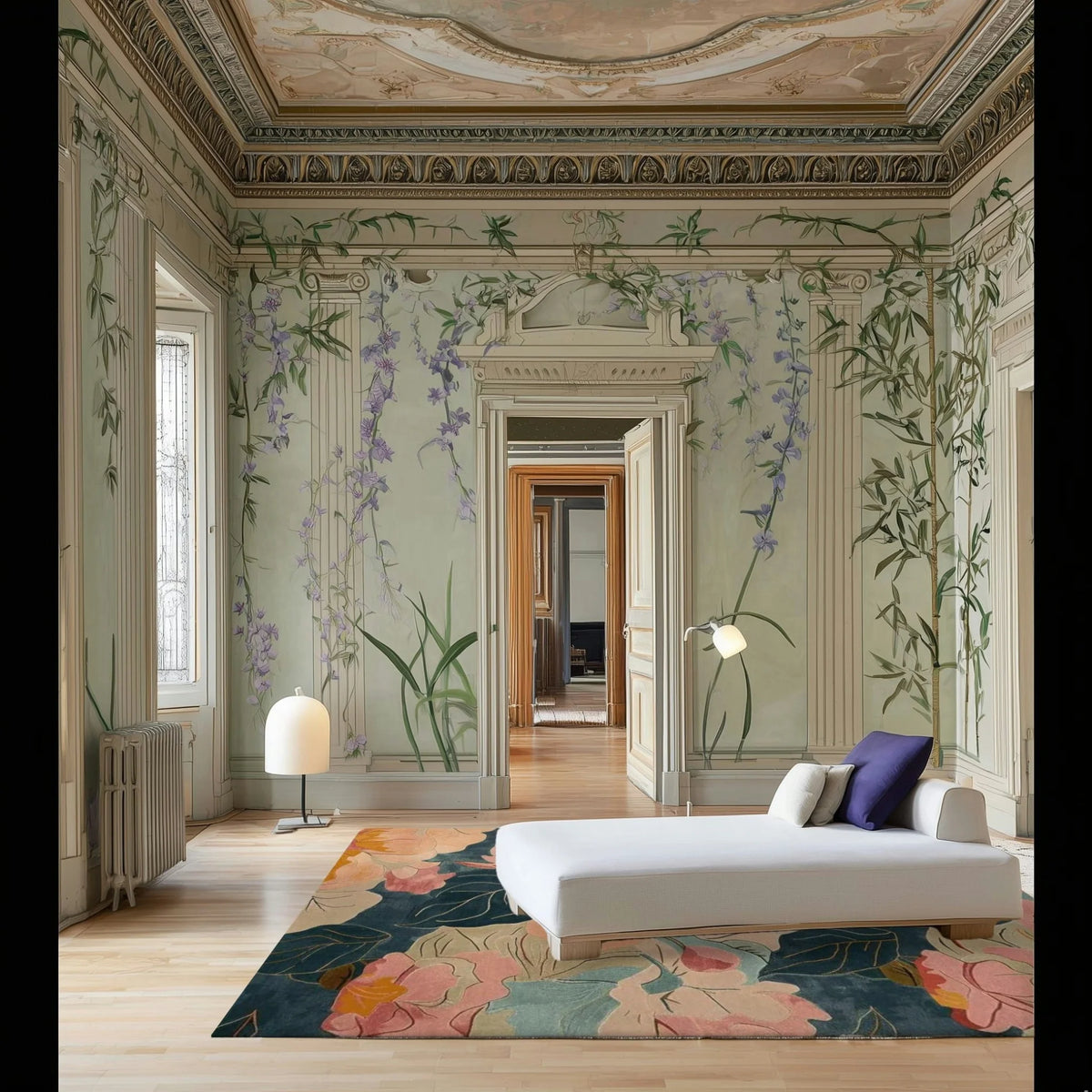 Dance of Petals Hand Tufted Rug