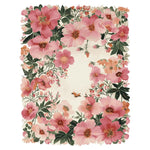 This vibrant area rug features a beautiful floral design with lush pink and coral blooms against a cream background, perfect for adding a touch of elegance to any living room. Measuring 8x10, this hand-tufted wool rug combines durability with an inviting softness, making it an ideal choice for those seeking a stylish floral rug.
