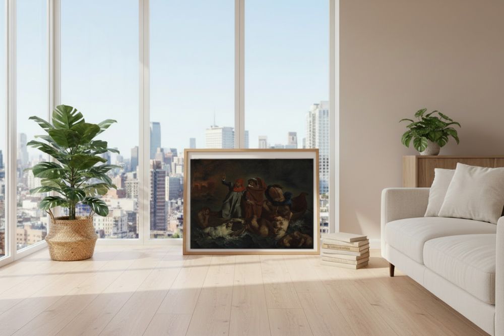 Framed room mockup - loft