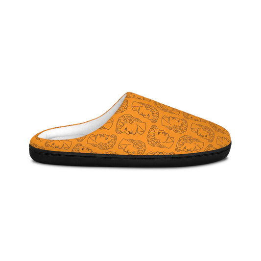David Bust Orange Women's Indoor Slippers - MAIA HOMES
