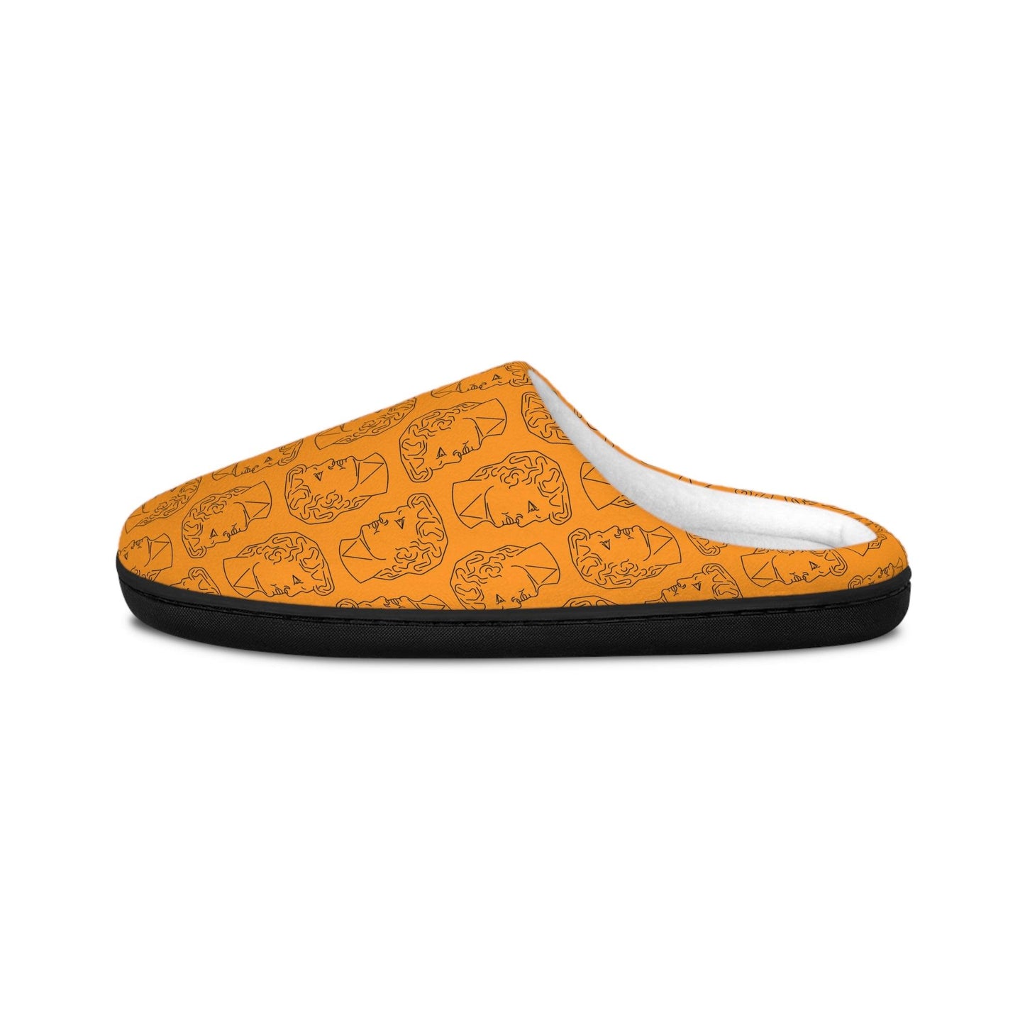 David Bust Orange Women's Indoor Slippers - MAIA HOMES