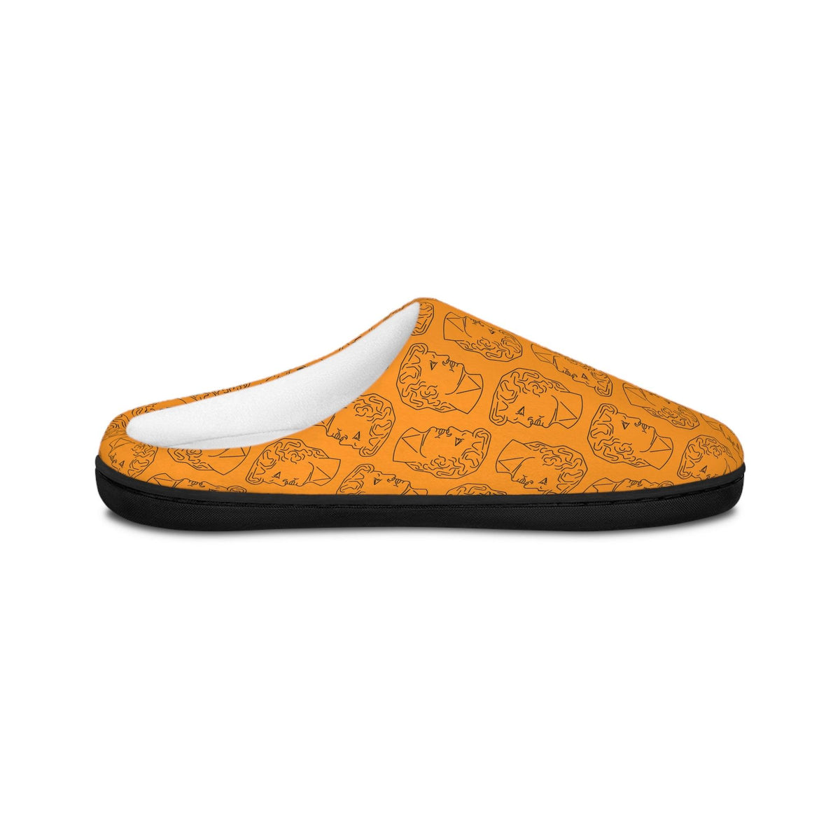 David Bust Orange Women's Indoor Slippers