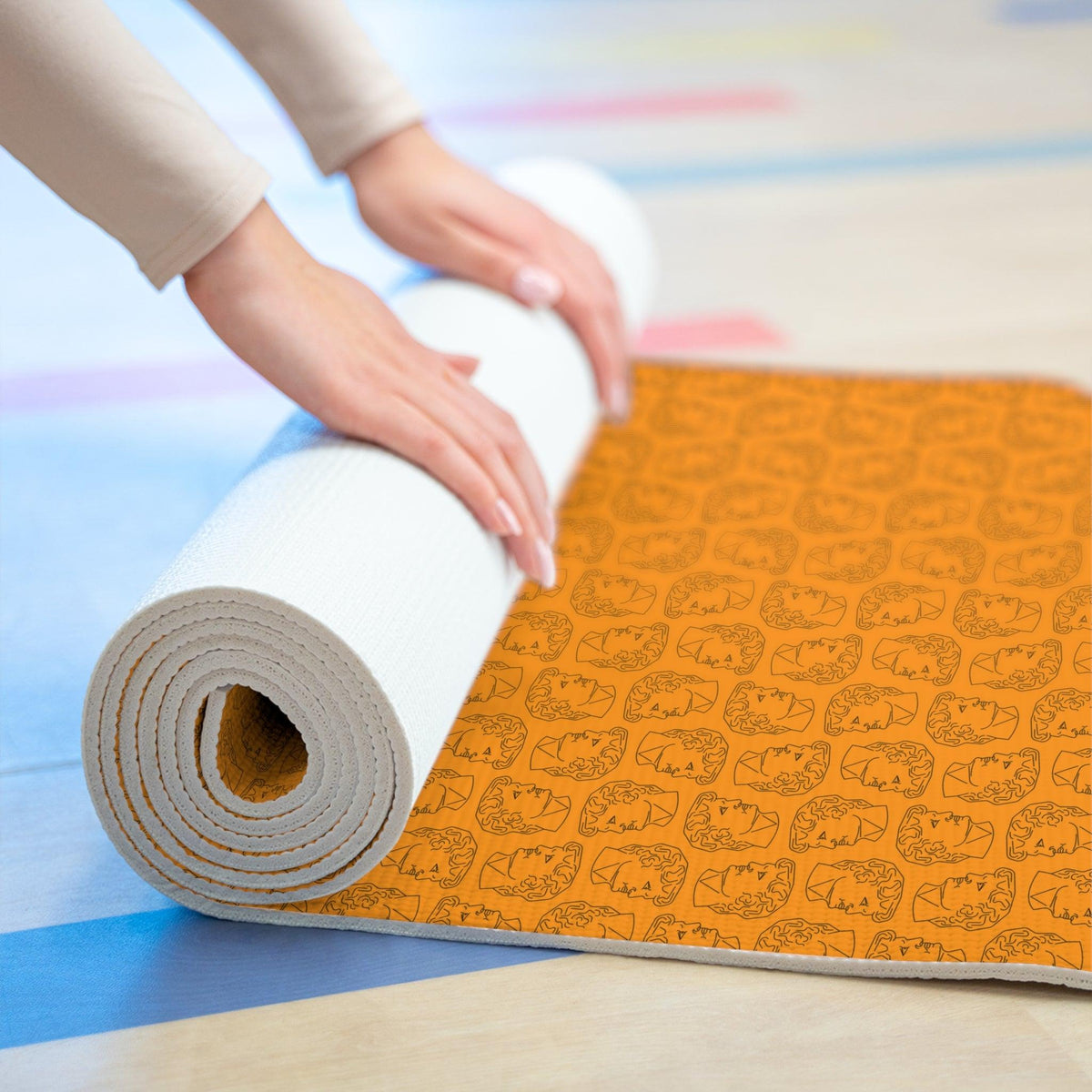 David Busts Foam Yoga Mat