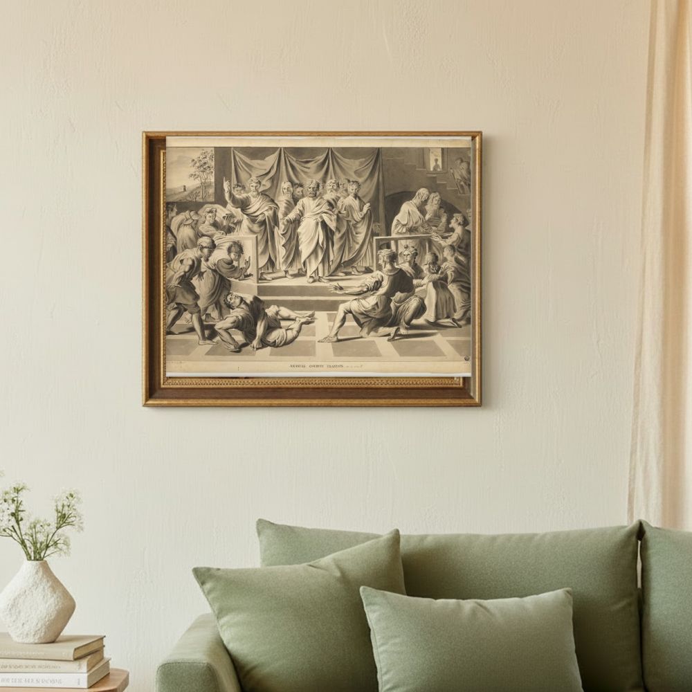 Framed room mockup - sage