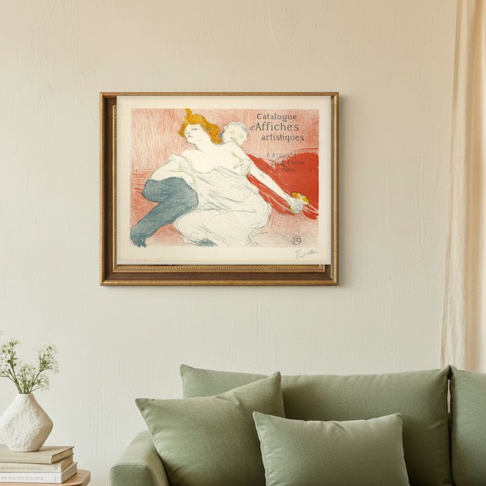 Framed room mockup - sage
