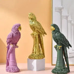 Decorative Exotic Parrot Figurine Tall