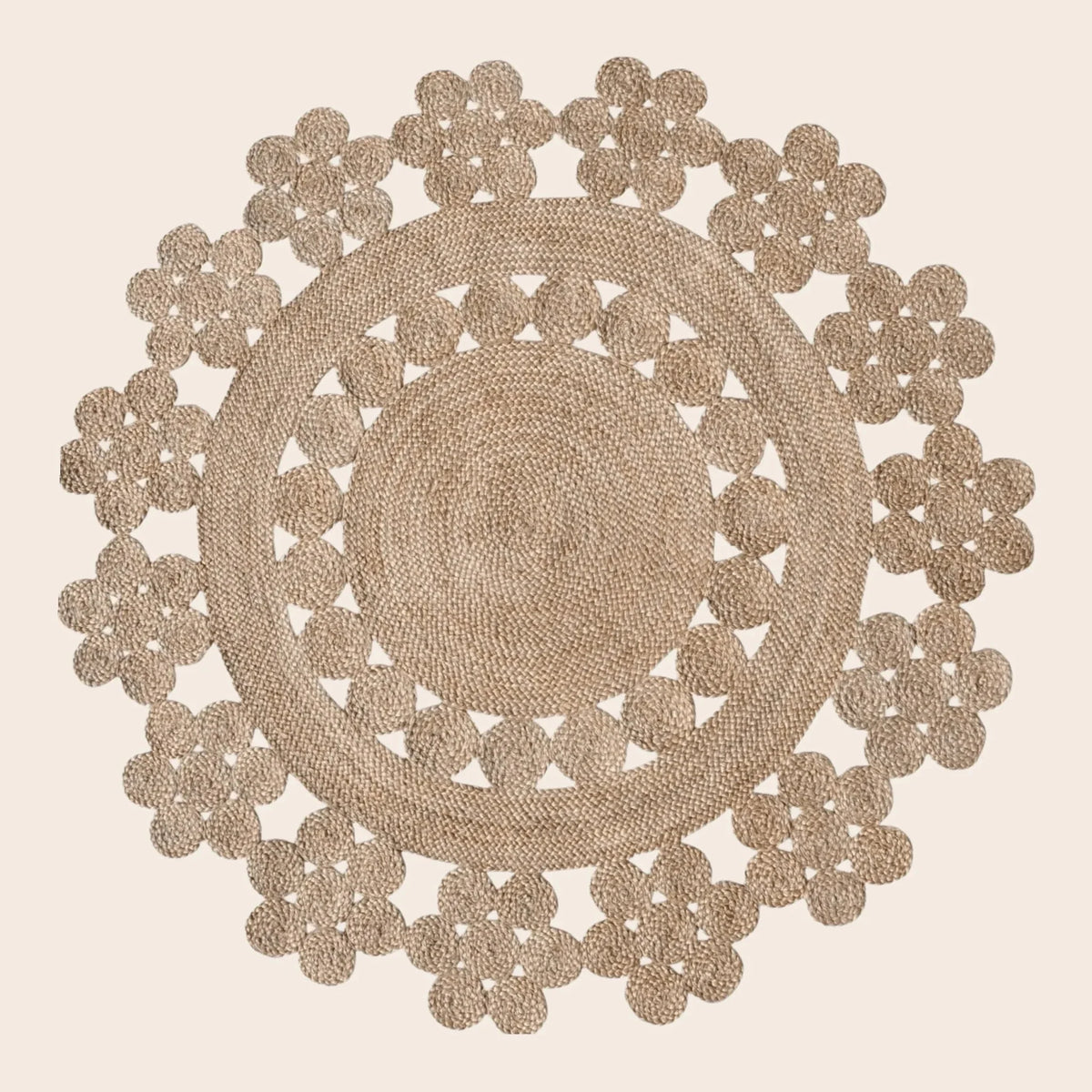 Desi Braided Round Jute Rug