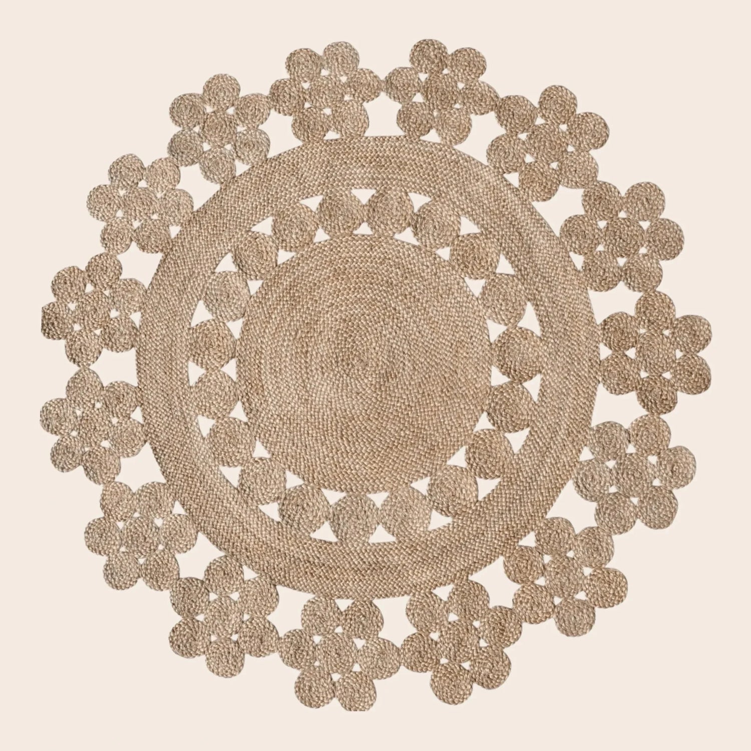Desi Braided Round Jute Rug