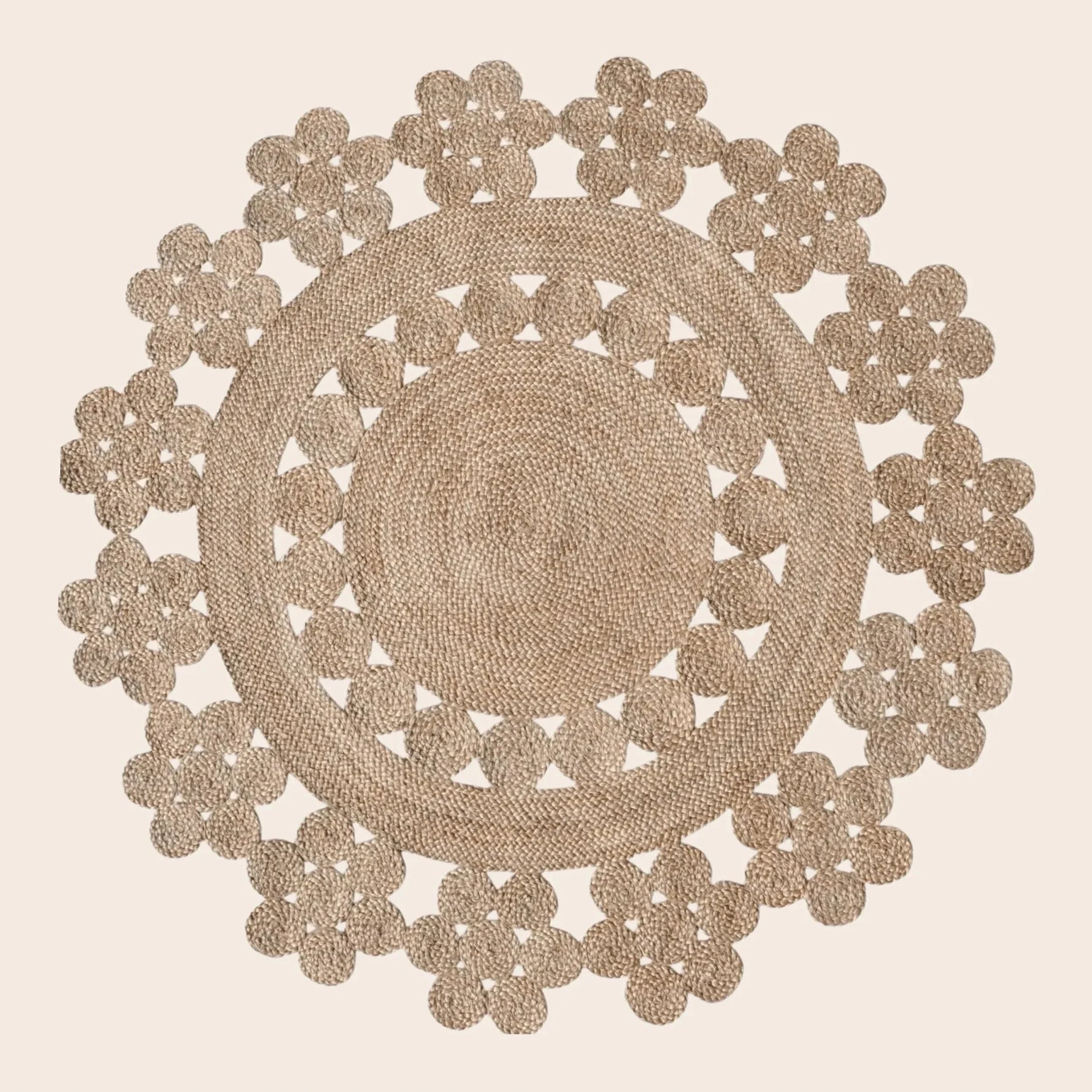 Desi Braided Round Jute Rug