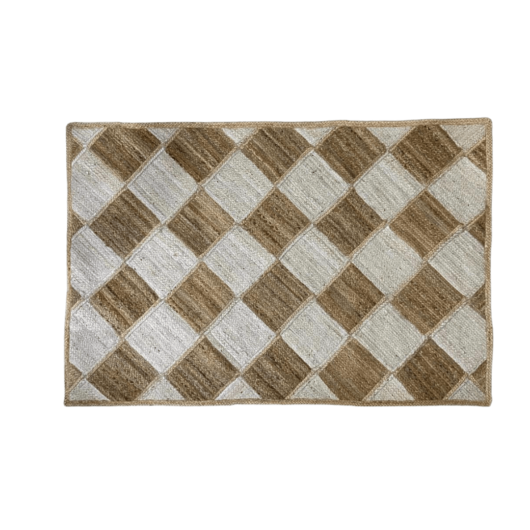 Checker Jute Doormat