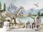 Dino Dreams Wallpaper Mural - MAIA HOMES