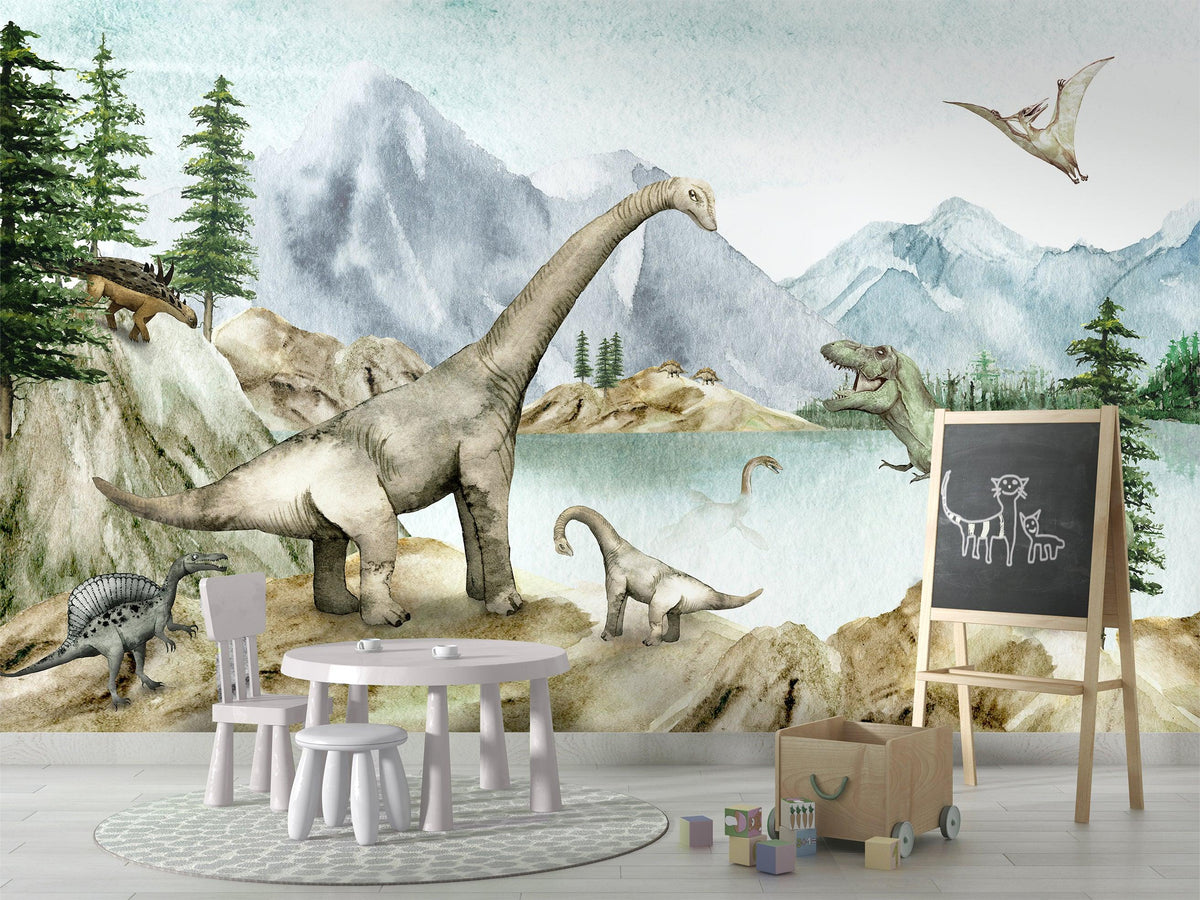 Dino Dreams Wallpaper Mural