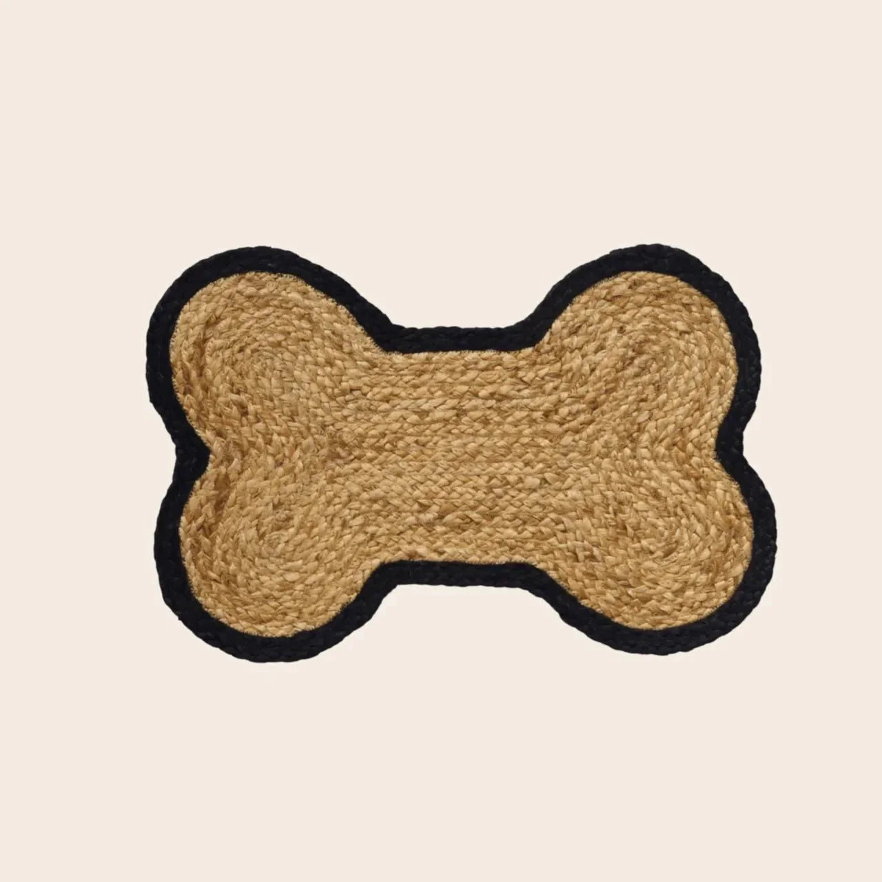 Dog Bone Shape Jute Rug