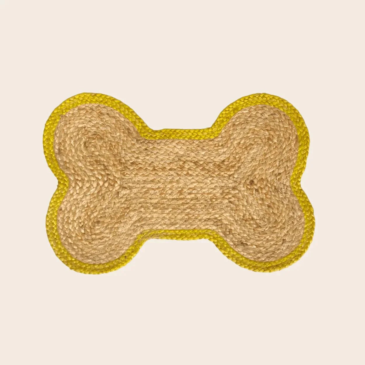 Dog Bone Shape Jute Rug