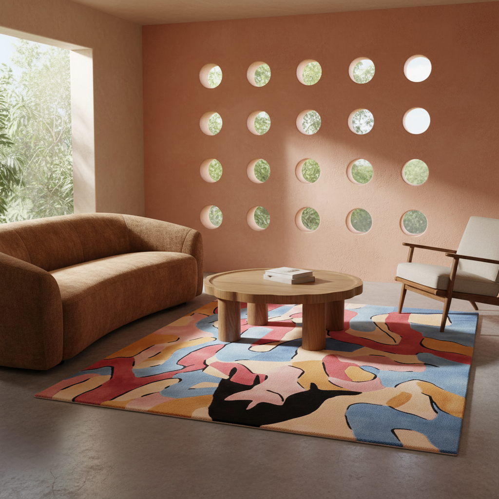 Dream Logic Tangle Hand Tufted Rug