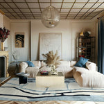 Drifting Lines Hand Tufted Rug