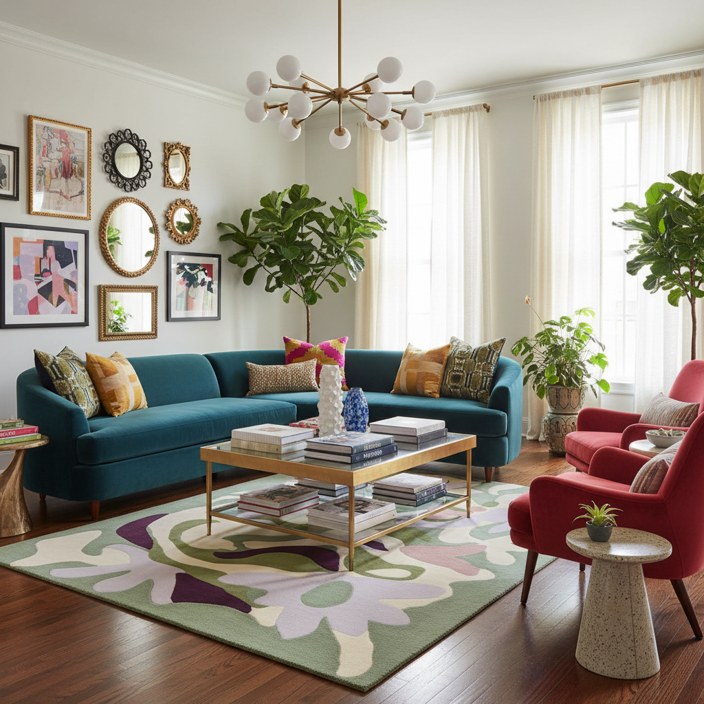 Echo of Spring Hand Tufted Rug