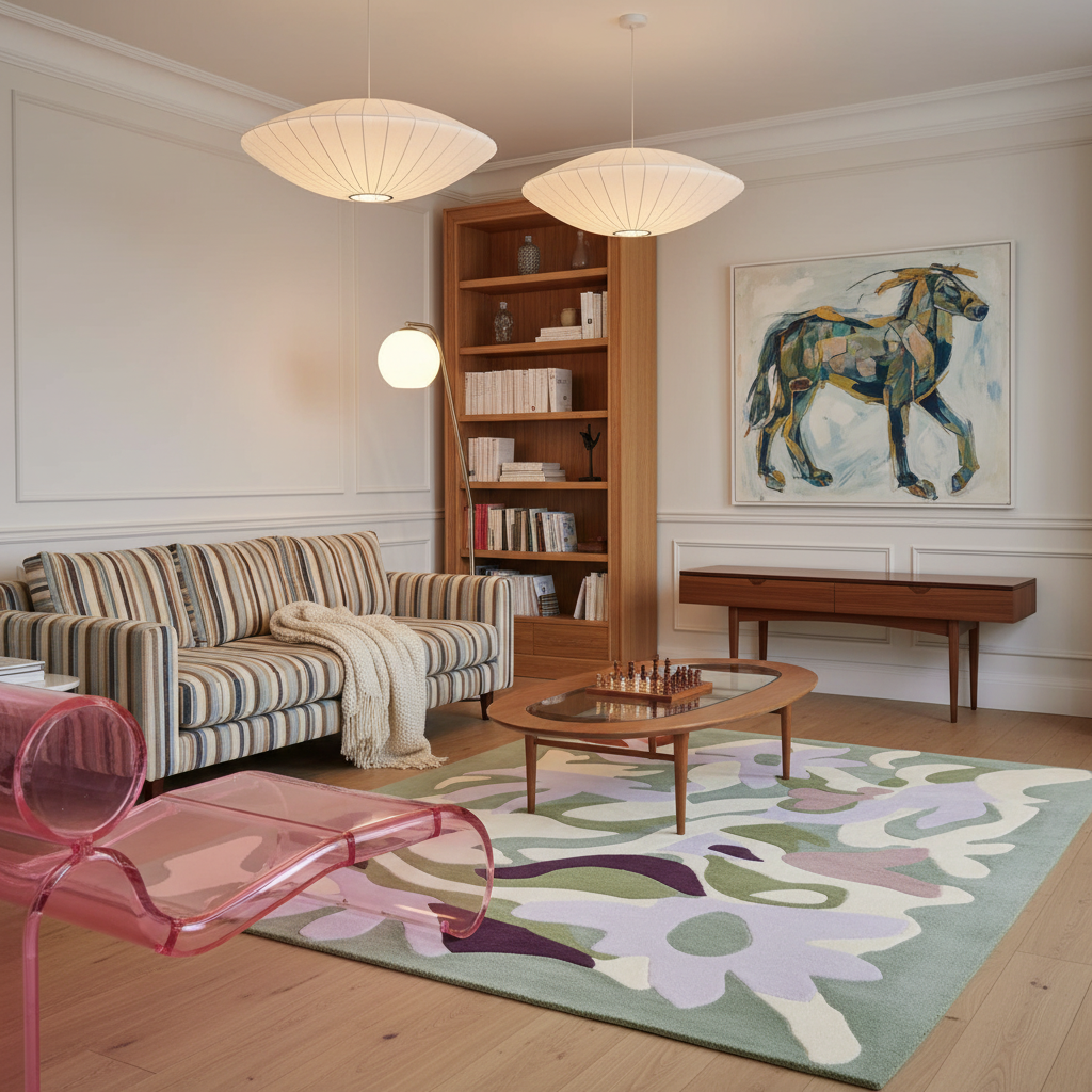 Echo of Spring Hand Tufted Rug