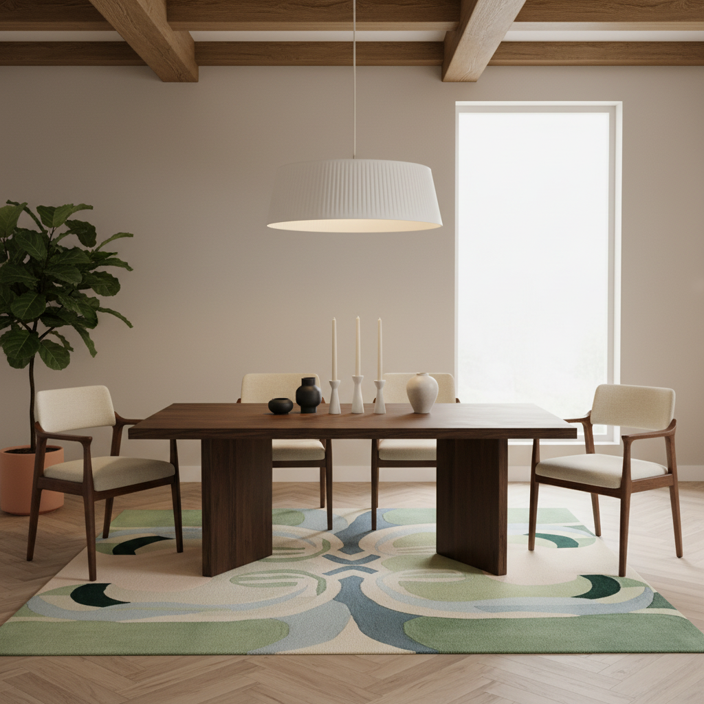 Echoes of Balance Hand Tufted Rug