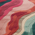 Echoes of Color Hand Tufted Rug