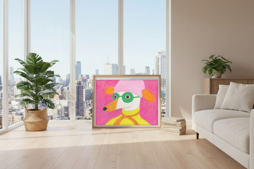 Framed room mockup - loft