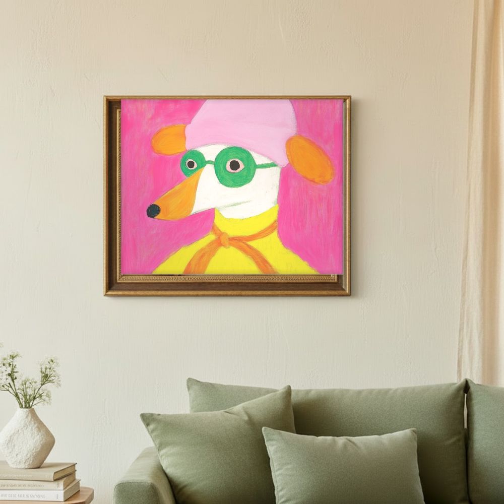 Framed room mockup - sage