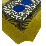 Edged Valley of the Suns Hand Tufted Wool Rug - Chartreuse - MAIA HOMES