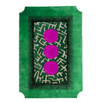 Edged Valley of the Suns Hand Tufted Wool Rug - Green