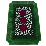 Edged Valley of the Suns Hand Tufted Wool Rug - Green