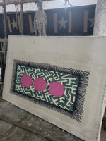 Edged Valley of the Suns Hand Tufted Wool Rug - Green - MAIA HOMES