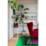 Edged Valley of the Suns Hand Tufted Wool Rug - Green