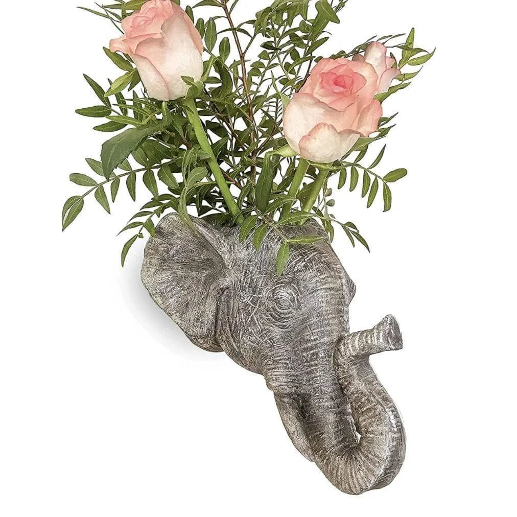 Elephant Decor Wall Vase