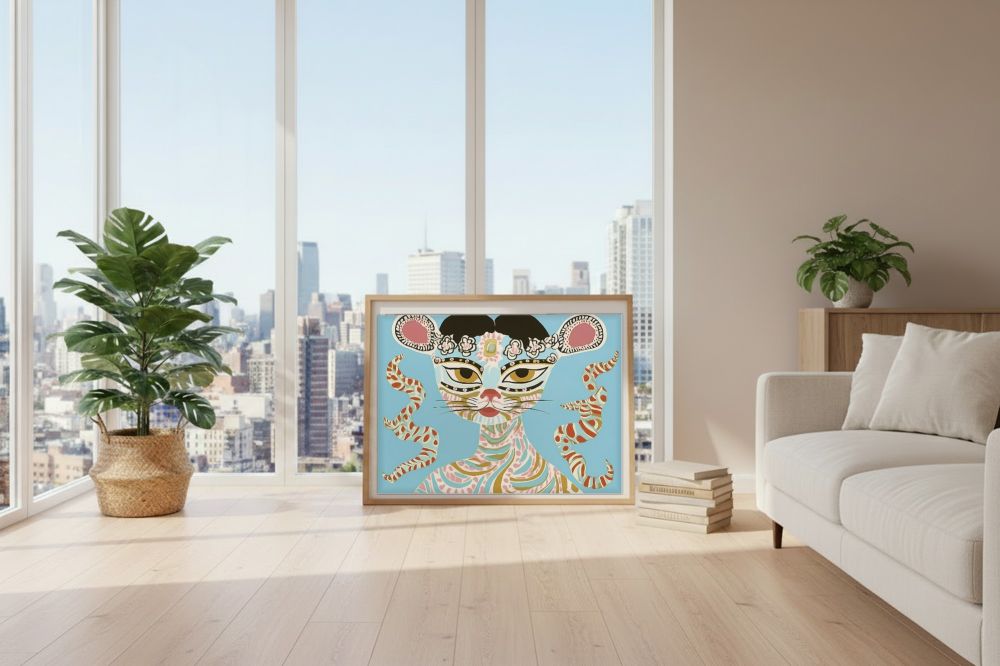 Framed room mockup - loft