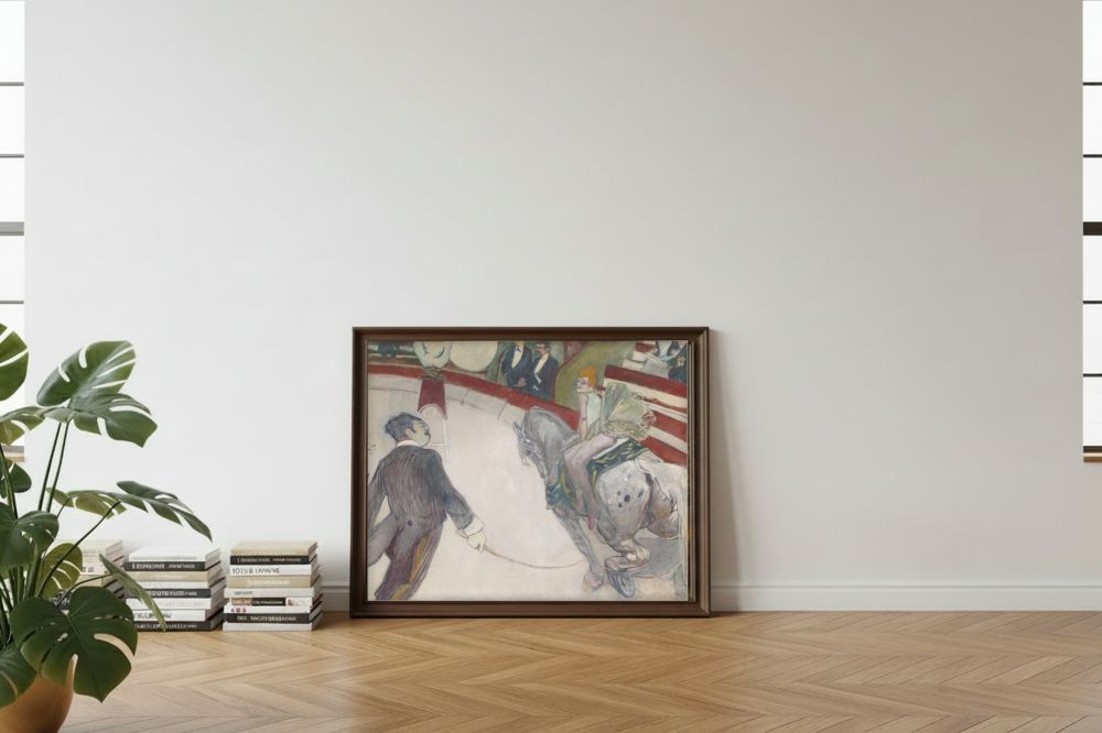 Framed room mockup - leaning