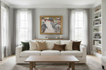 Framed room mockup - gold