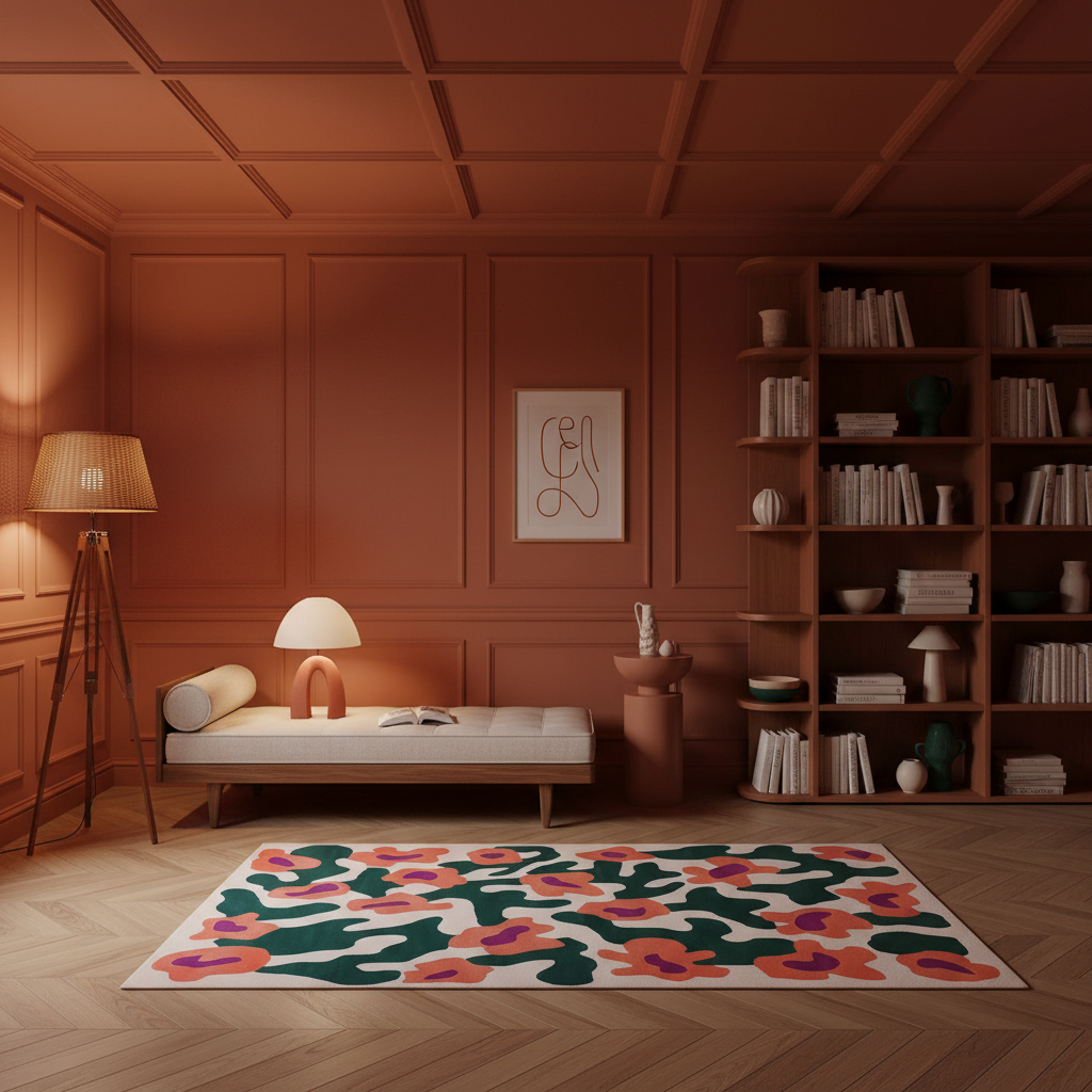 Ethereal Tiger Haven Hand Tufted Wool Rug