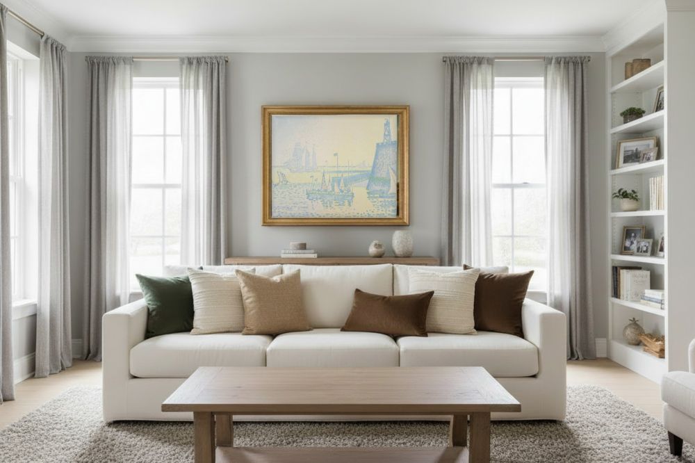 Framed room mockup - gold